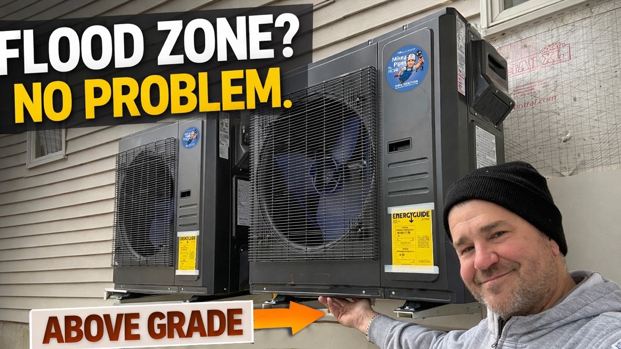 This Is How You Install Heat Pumps in a Flood Zone (Dual 4-Ton ACiQ)