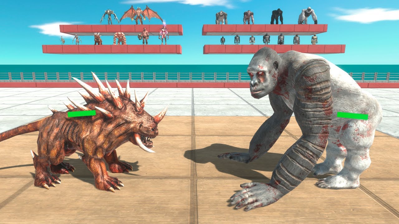 Infernals vs Mutant Primates Tournament - Animal Revolt Battle Simulator