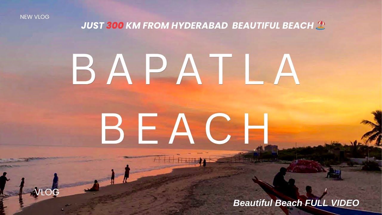 Bapatla Beach 300km from HYD 🏝️ | Haritha Resorts | #bapatla #bapatlabeach #suryalankabeach 2025
