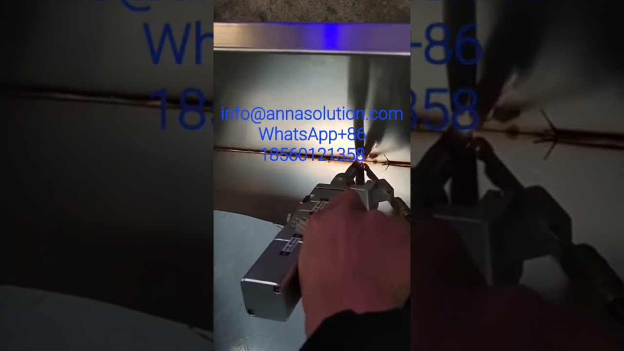Easy to use handheld welding #handwelding #optical #raycal #annacnc #Annasolution