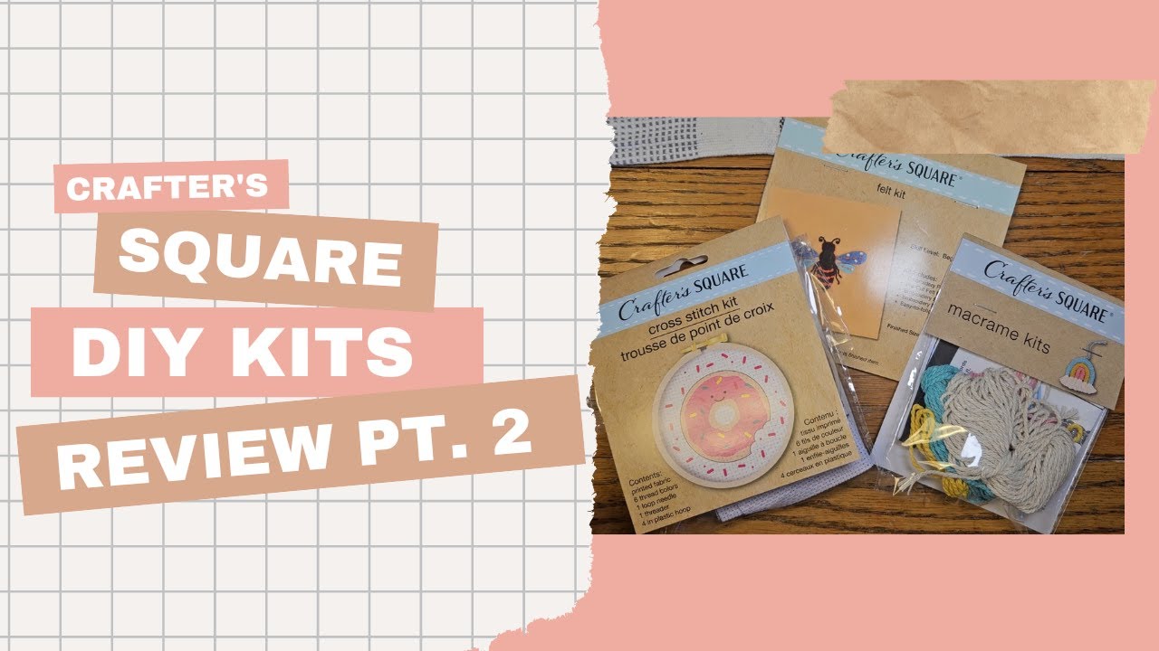 Crafter's Square Kits Review Part 2: Dollar Tree