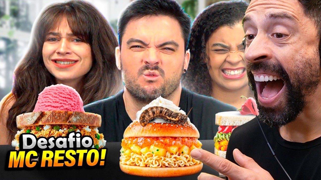 DESAFIO McResto de hoje está HILÁRIO! Reagindo ao Felipe Neto