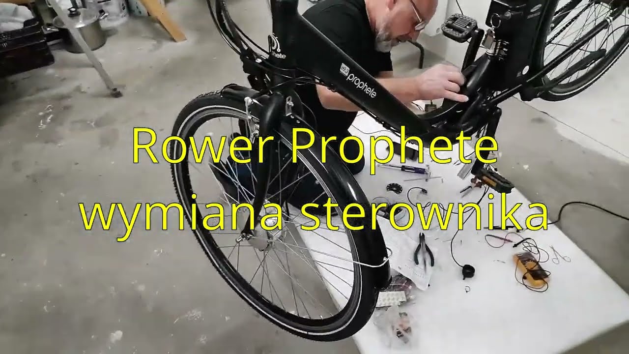 Tuning roweru Prophete - wymiana sterownika.