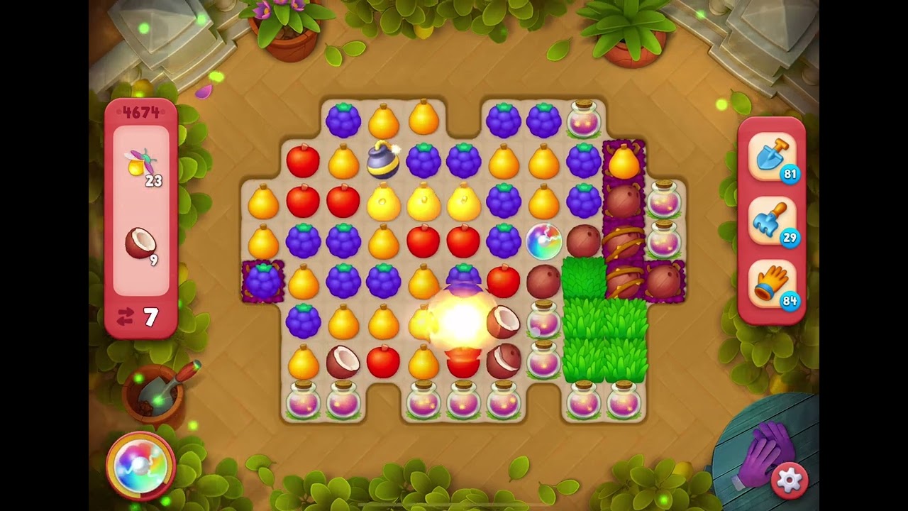 GardenScapes Level 4674 no boosters