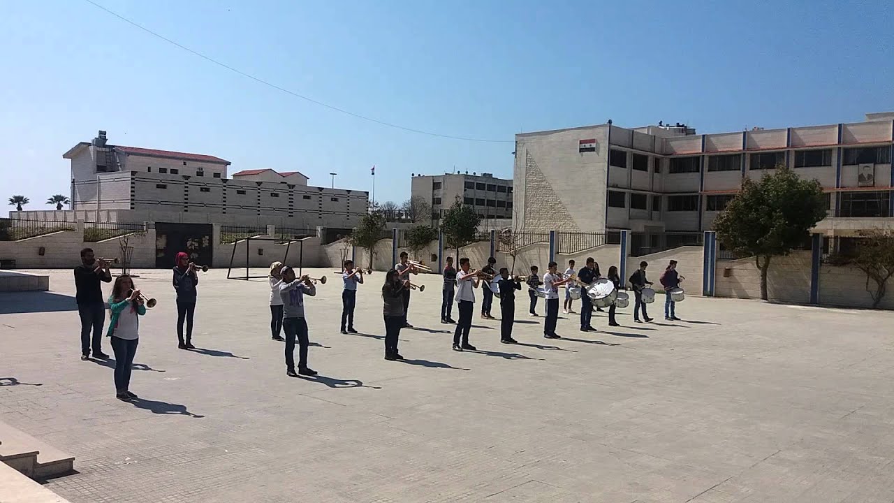 عزف كشاف سورية - الفوج الخامس البحري 2016 - النشيد الوطني