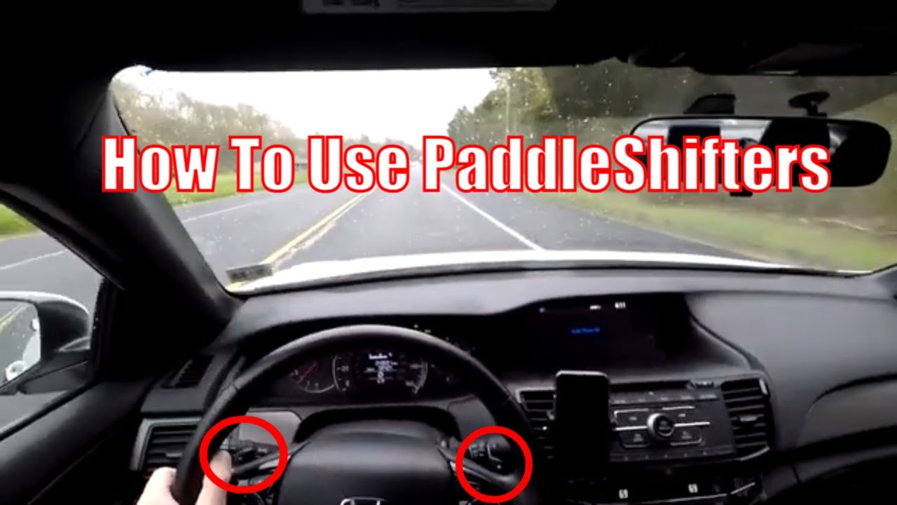 How to use Paddles Shifter on a Honda Vehicle CVT Transmission pt2