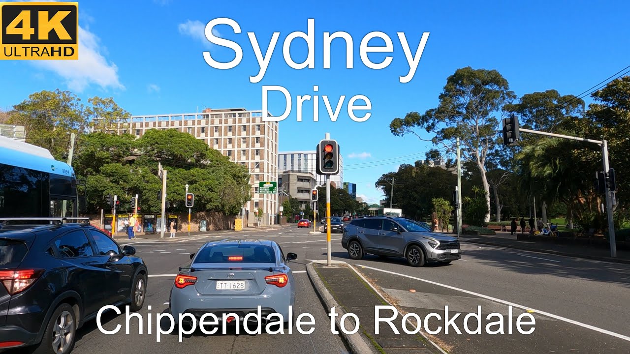 Driving Chippendale to Rockdale | Sydney Australia | 4K UHD 