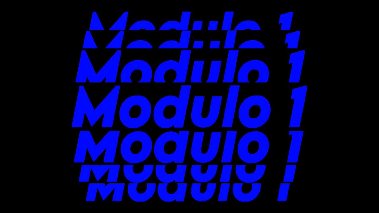 Modulo 1 Microinformatica