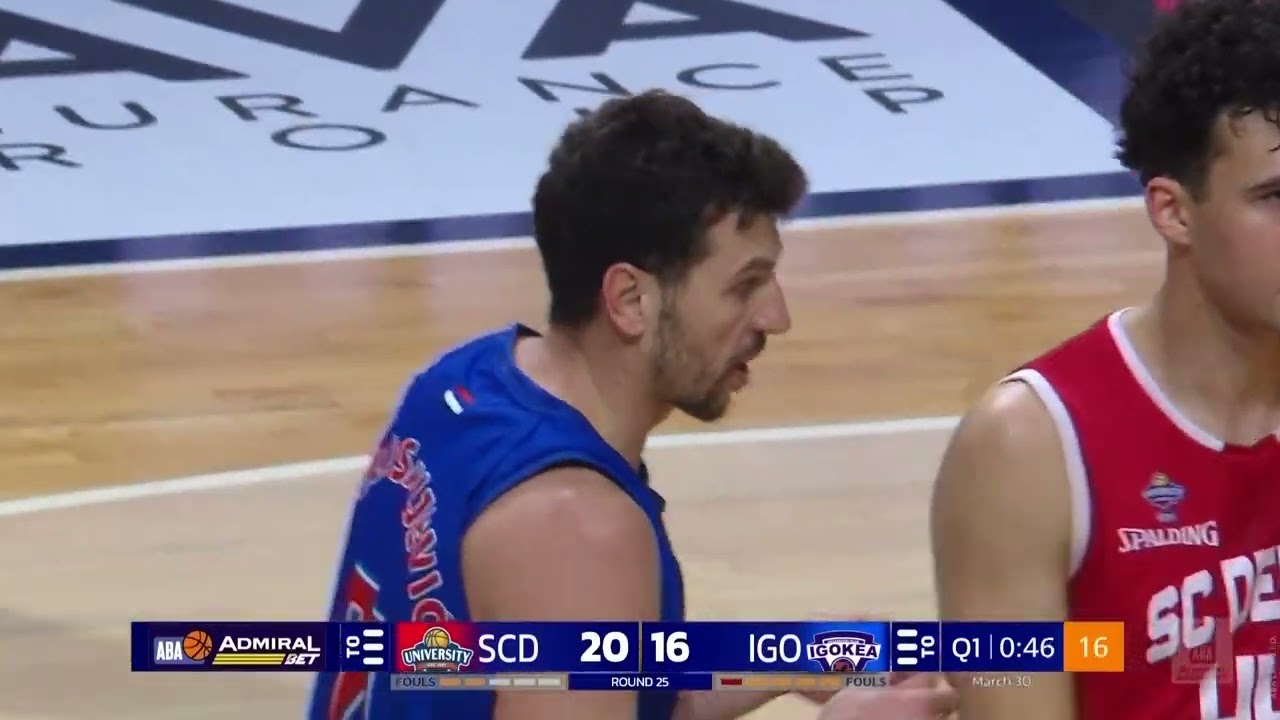 AdmiralBet ABA League 2024/25, Round 25 match: SC Derby - Igokea m:tel (30.3.2025)