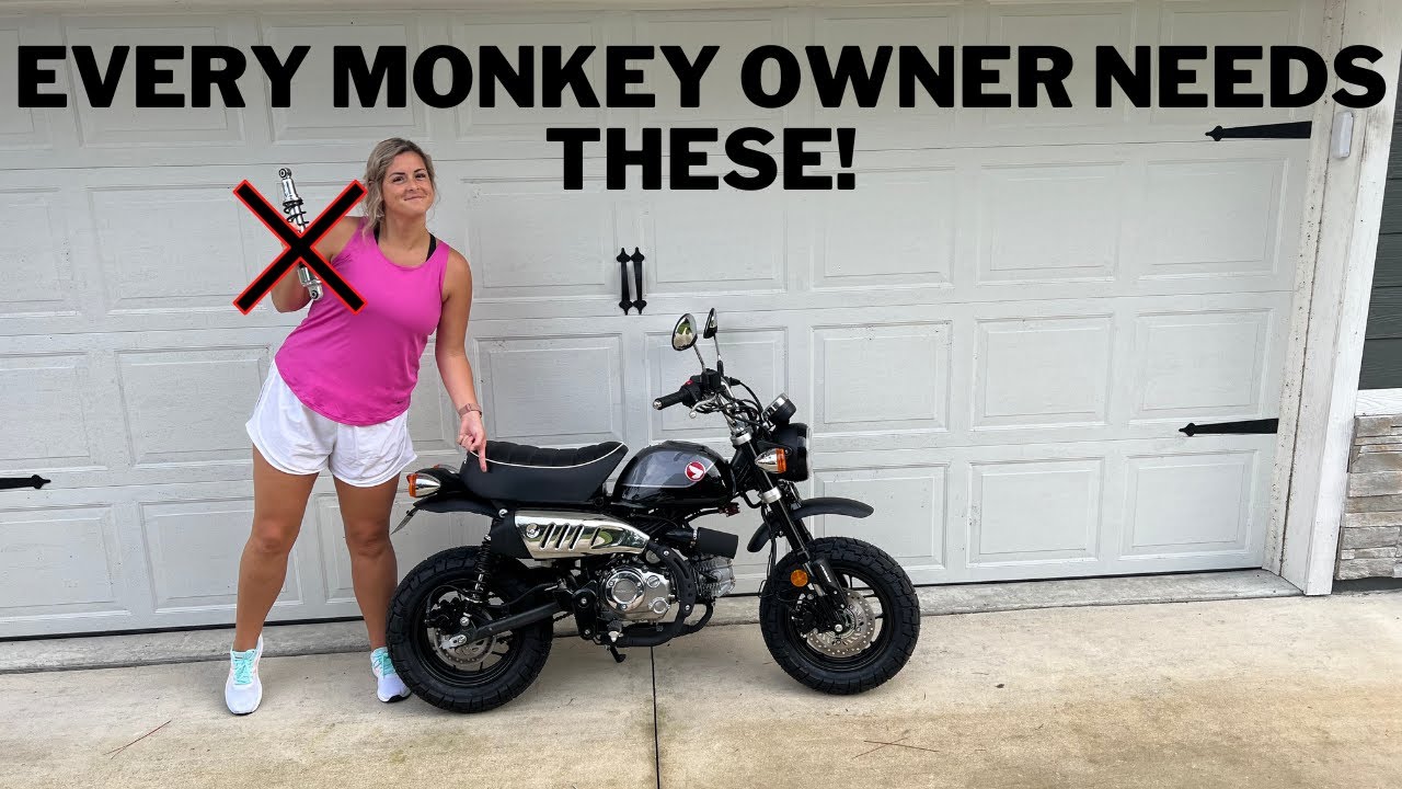 Upgraded Rear Shocks For The Honda Monkey!