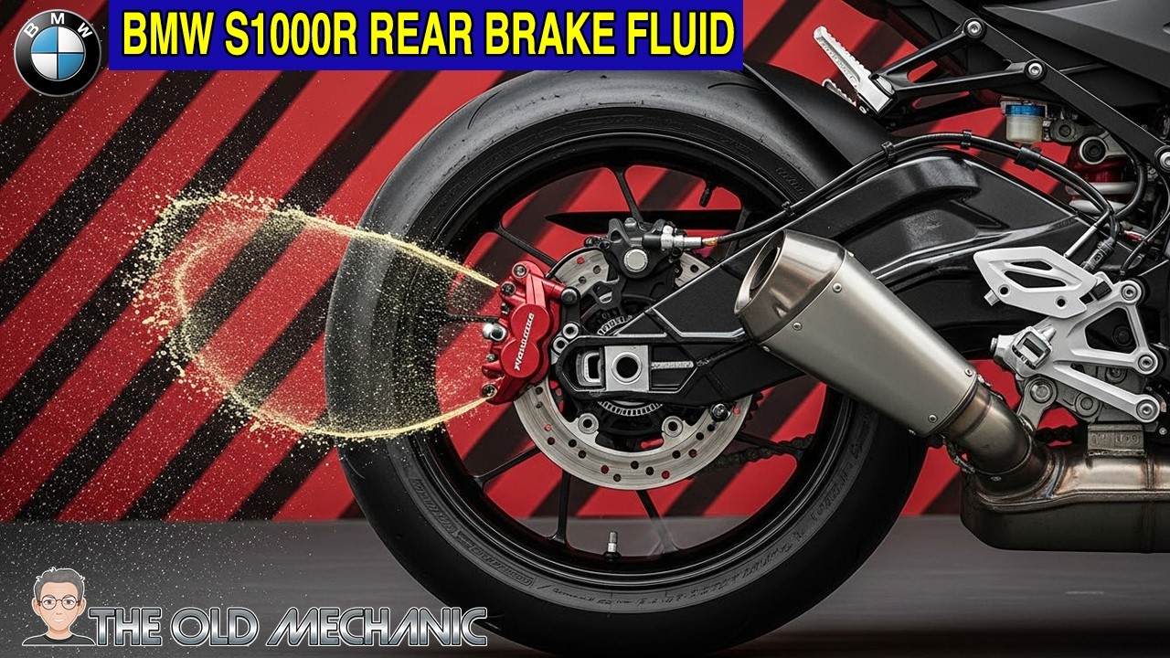 ⚠️🔧BMW S1000R Rear Brake Fluid Change | DIY Service That Saves You Money🔧⚠️