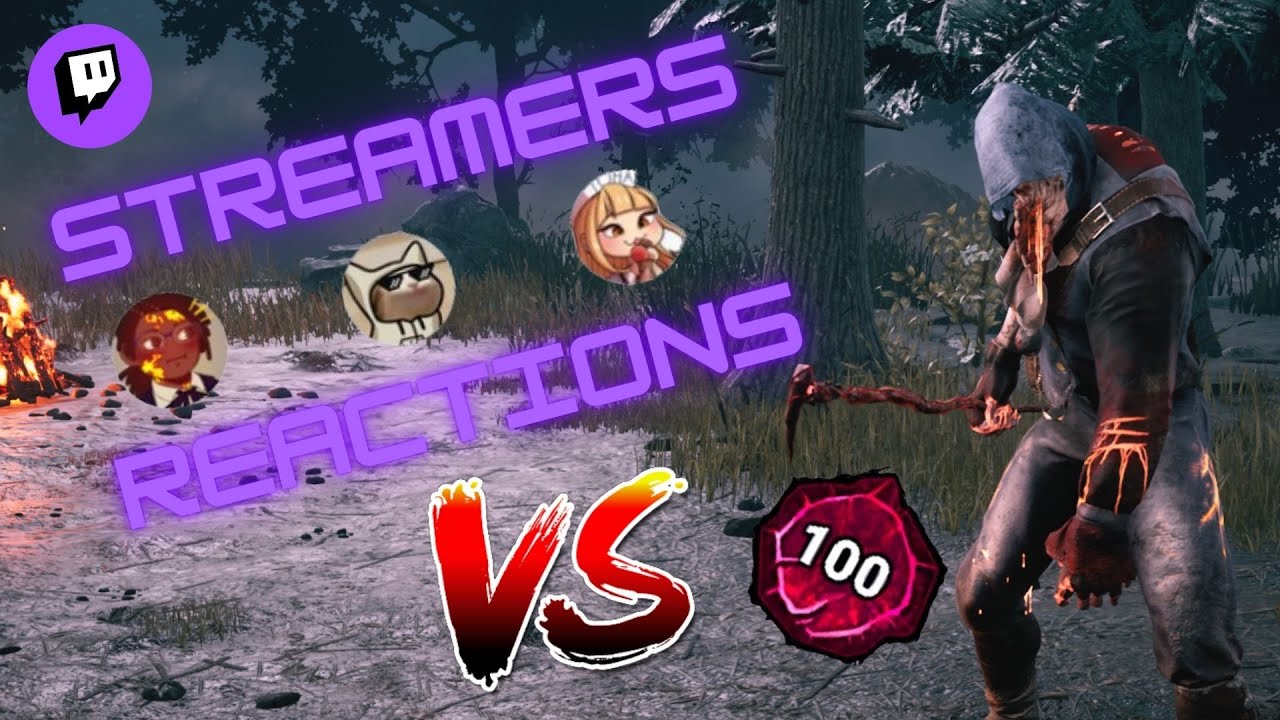 Twitch Streamers Reactions vs My P100 Blight | Dead by Daylight