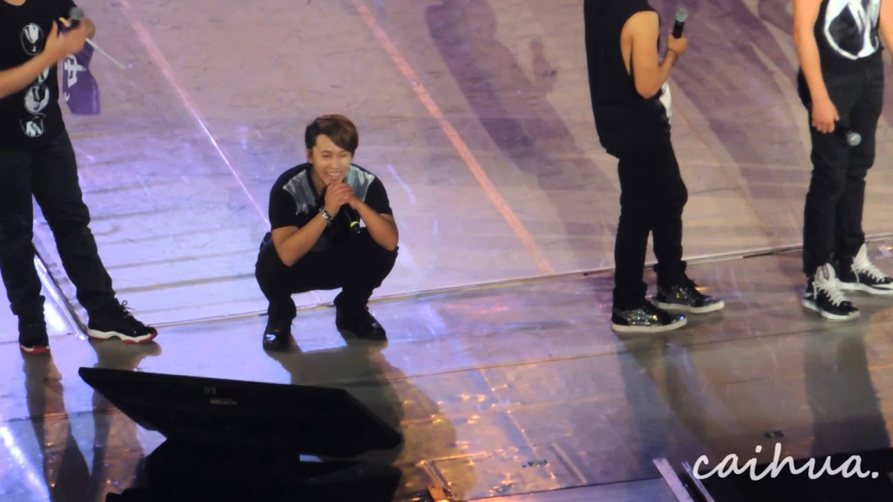 130811 SS5 Day2 Taiwan_talk P1 (Sungmin butt....)