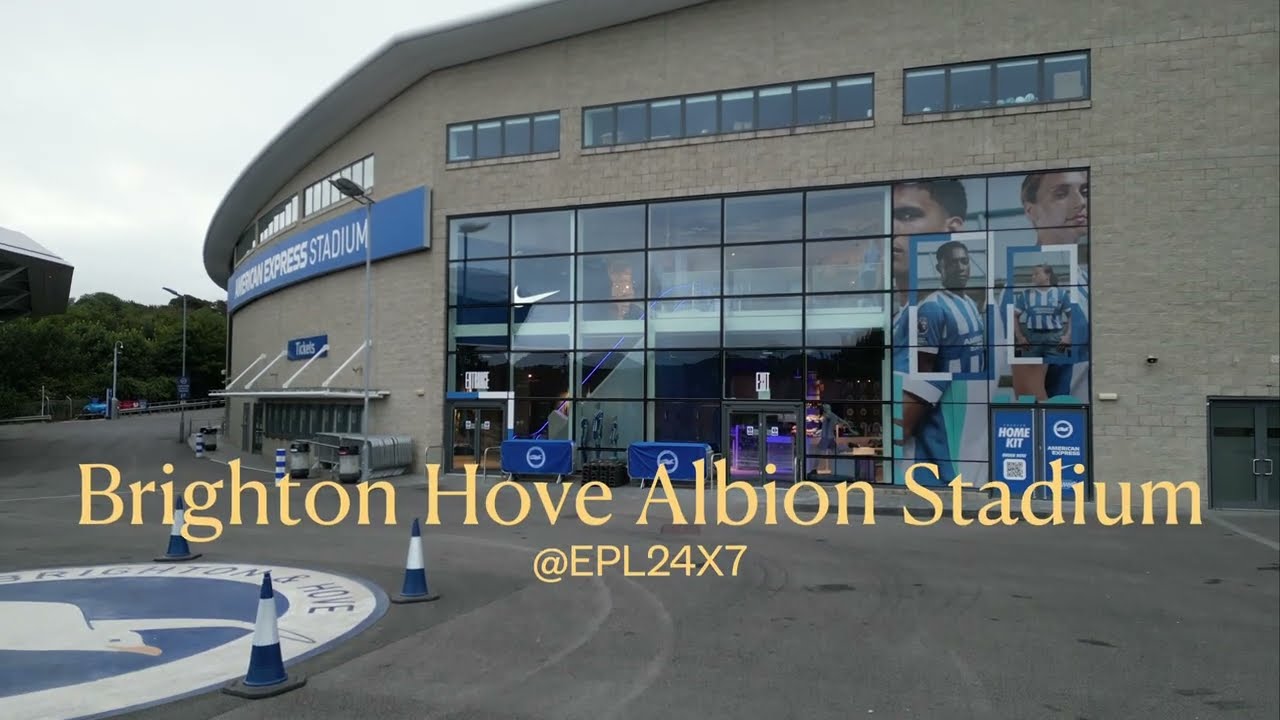 Amex Stadium from Above | Stunning Drone Views of Brighton & Hove Albion 🏟️🟦⚪