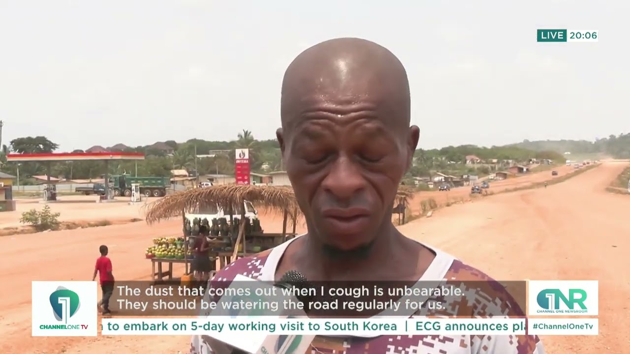 Kasoa–Winneba Road Construction Sparks Health Concerns Over Dust Exposure 🚧😷
