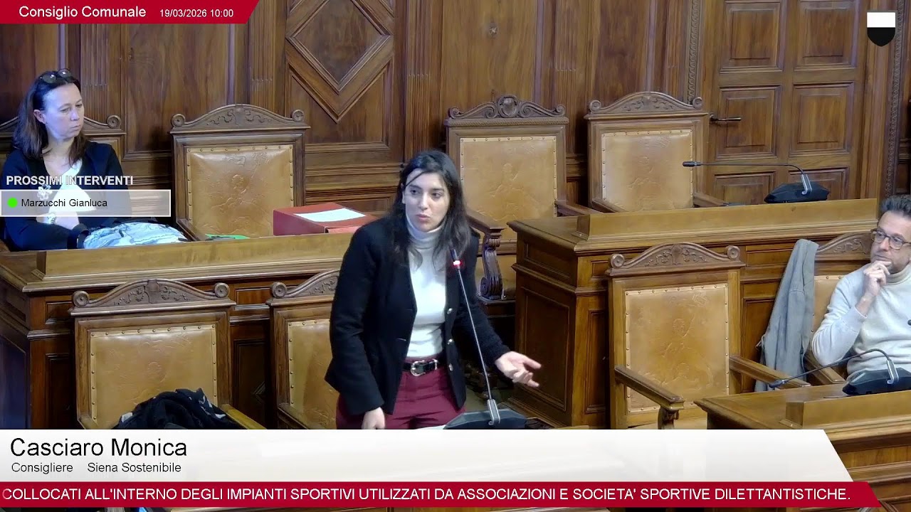 Consiglio comunale Siena