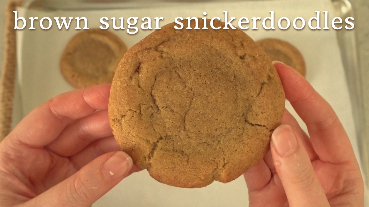 brown sugar cinnamon cookies 🍂 bake with me