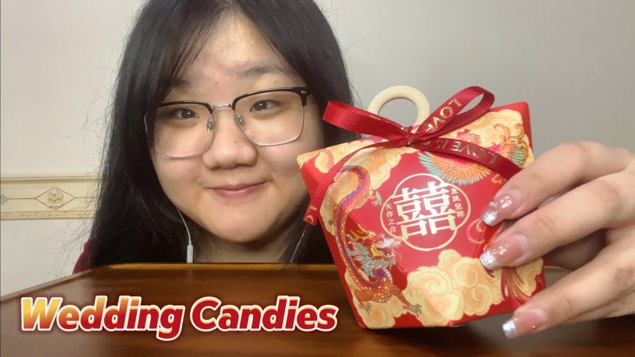 ASMR | Eating My Wedding Candies! 👫🥰