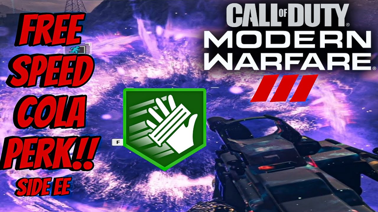 FREE SPEED COLA PERK MW3 SIDE EASTER EGG!!