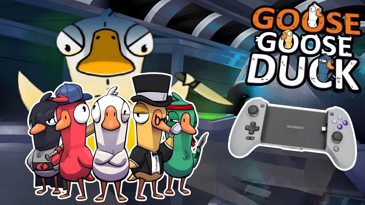 Видеопрохождение игры Goose Goose Duck на мобильном контроллере (iOS, Android) #GamesirG8