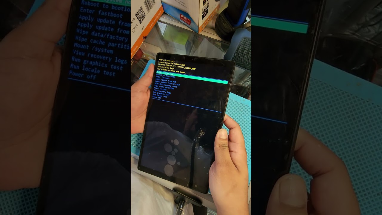 Hard Reset Recovery tablet Lenovo X306X formatear Reinicio de fábrica tablet Gobierno El Salvador
