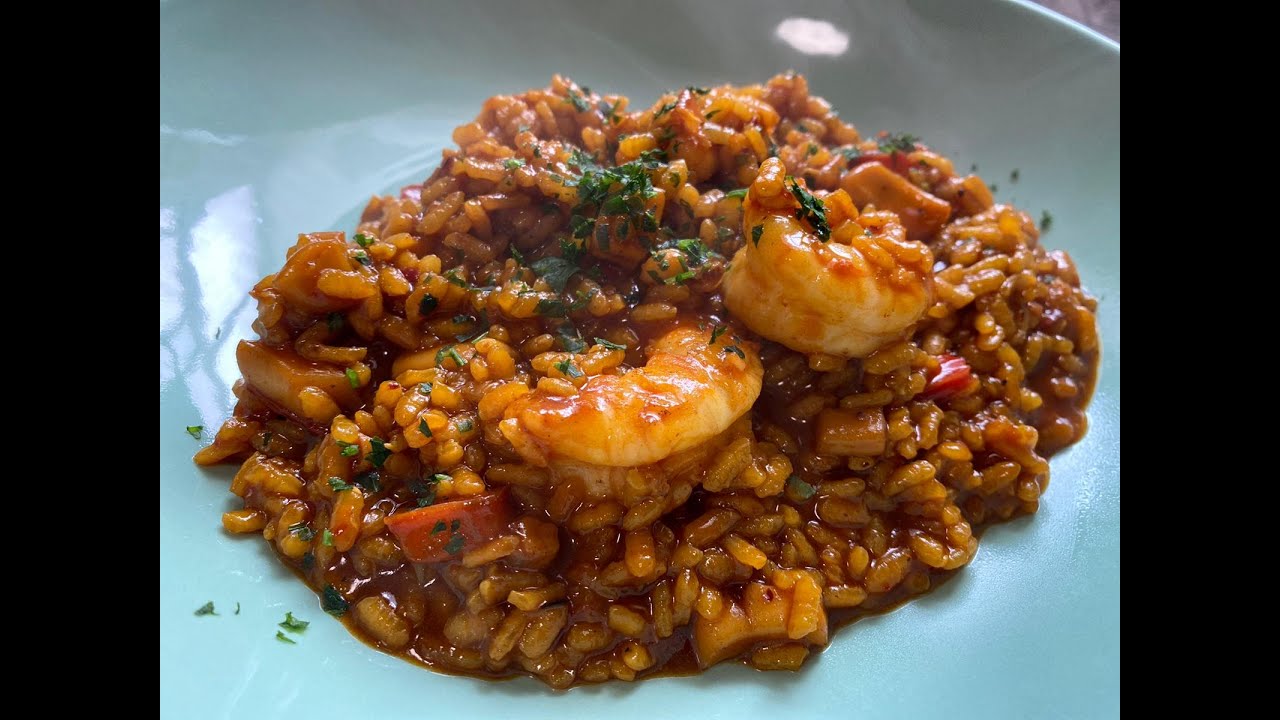 ARROZ MELOSO DE CALAMAR Y GAMBAS - Cocina con Sabor de Rubén Rodríguez