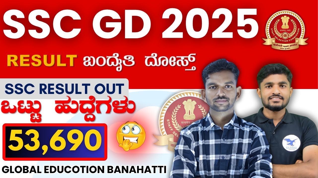 SSC GD 2025 Results Announced! 🔥 Check Out the State-Wise SSC GD Cut Off 2025