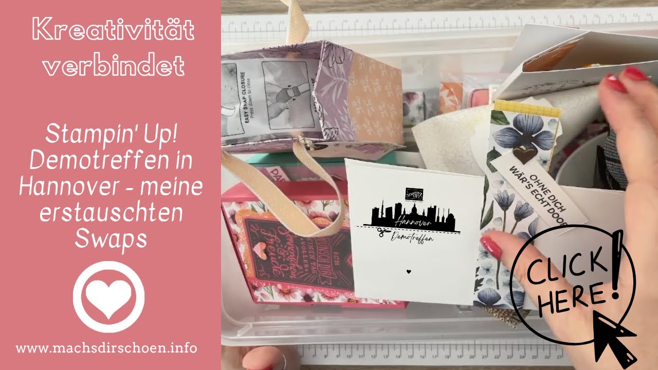 So viele Ideen! Stampin' Up! Swaps vom Demotreffen in Hannover 🤩