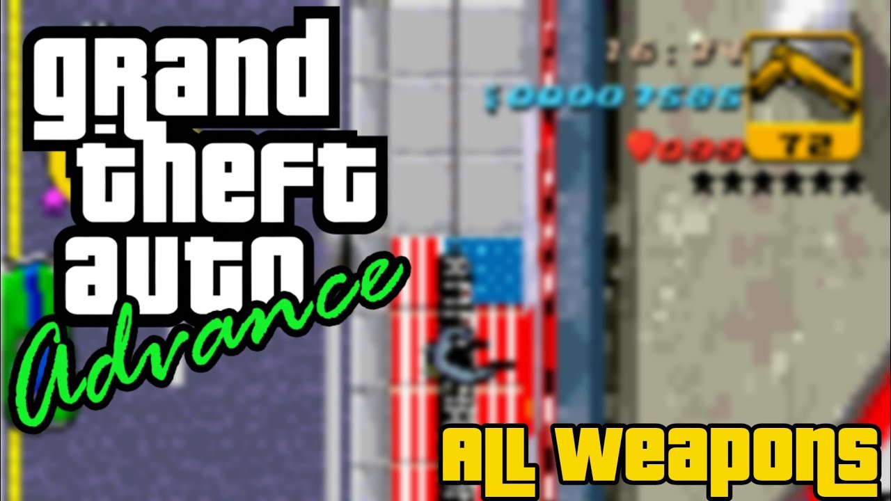 Grand Theft Auto Advance | All Weapons