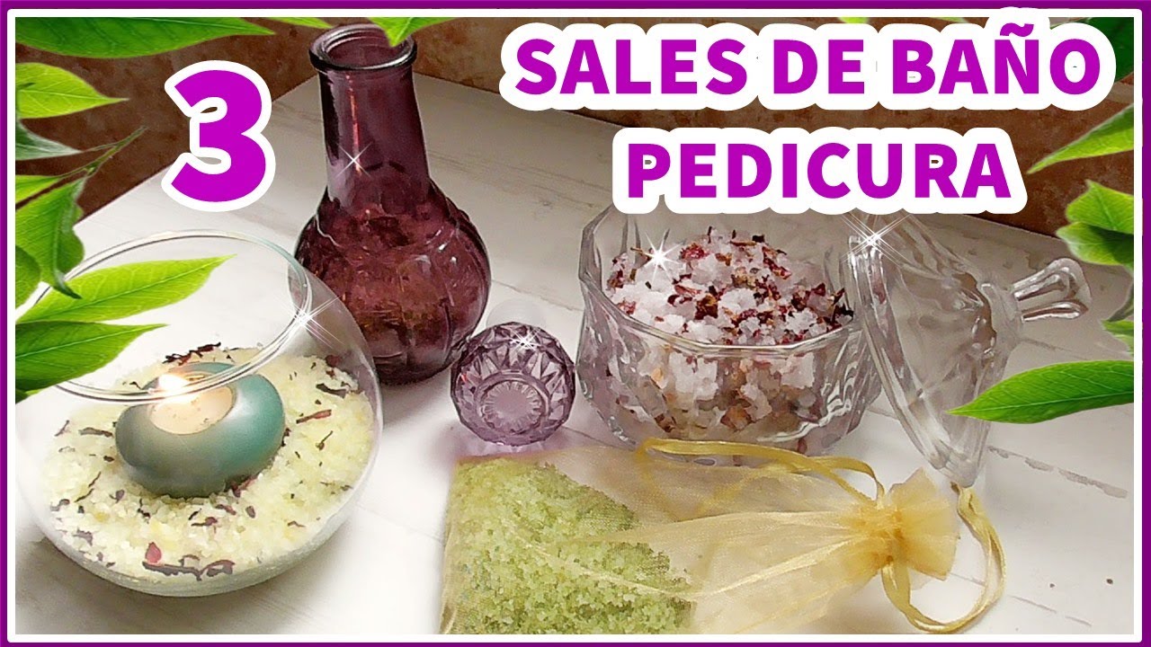 Como hacer SALES  de baño  AROMATICAS,  ESPUMOSAS, RELAJANTES, HIDRATANTES con pétalos de FLORES