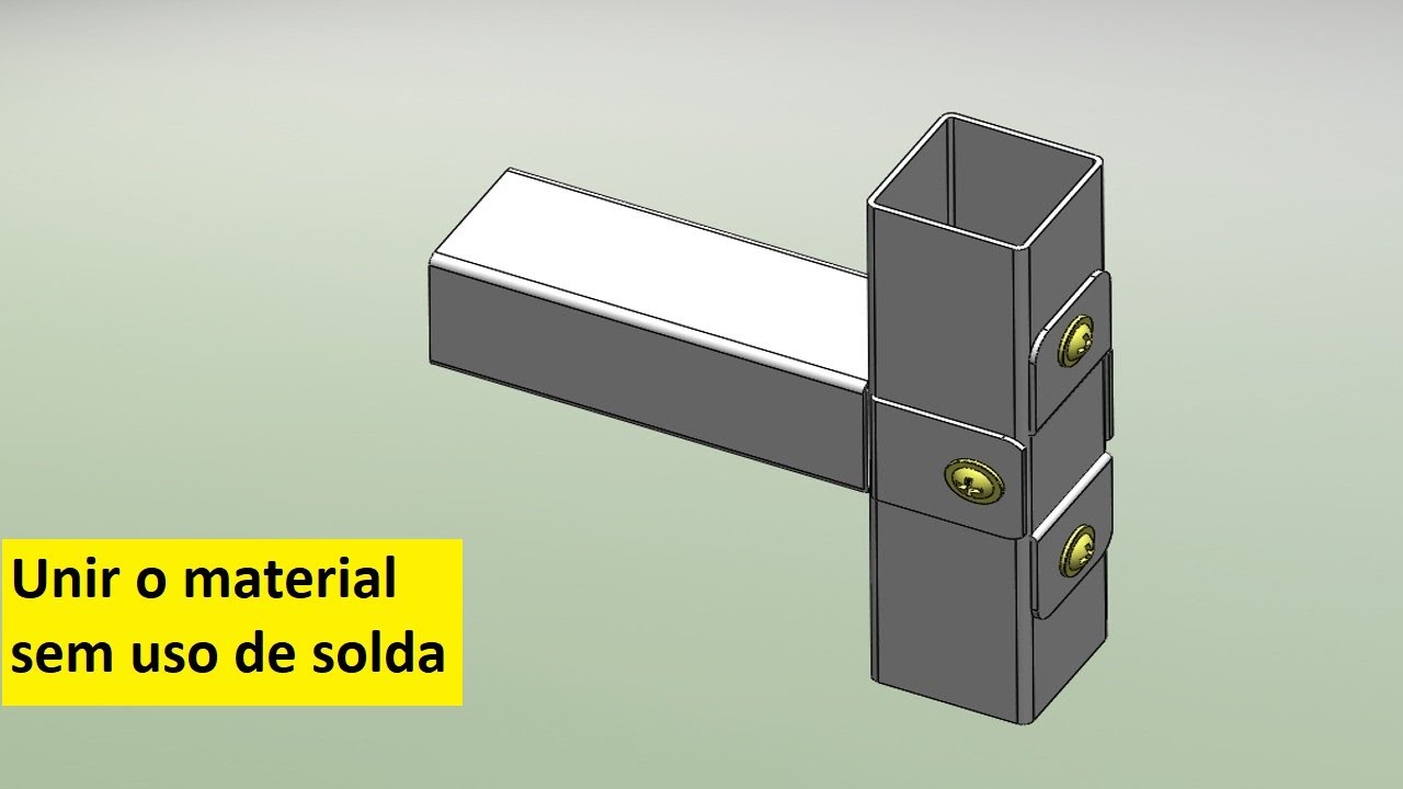 Como unir uma peça sem uso de solda