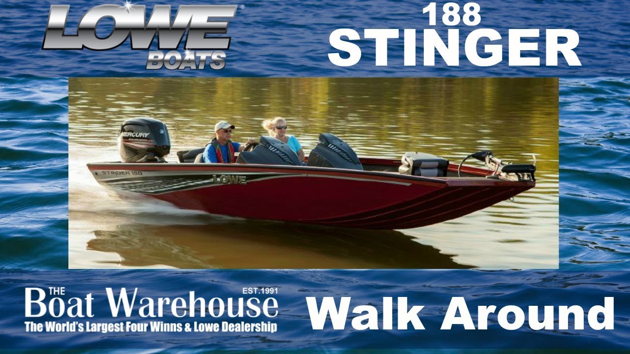 The LOWE Stinger 188 at The Boat Warehouse
