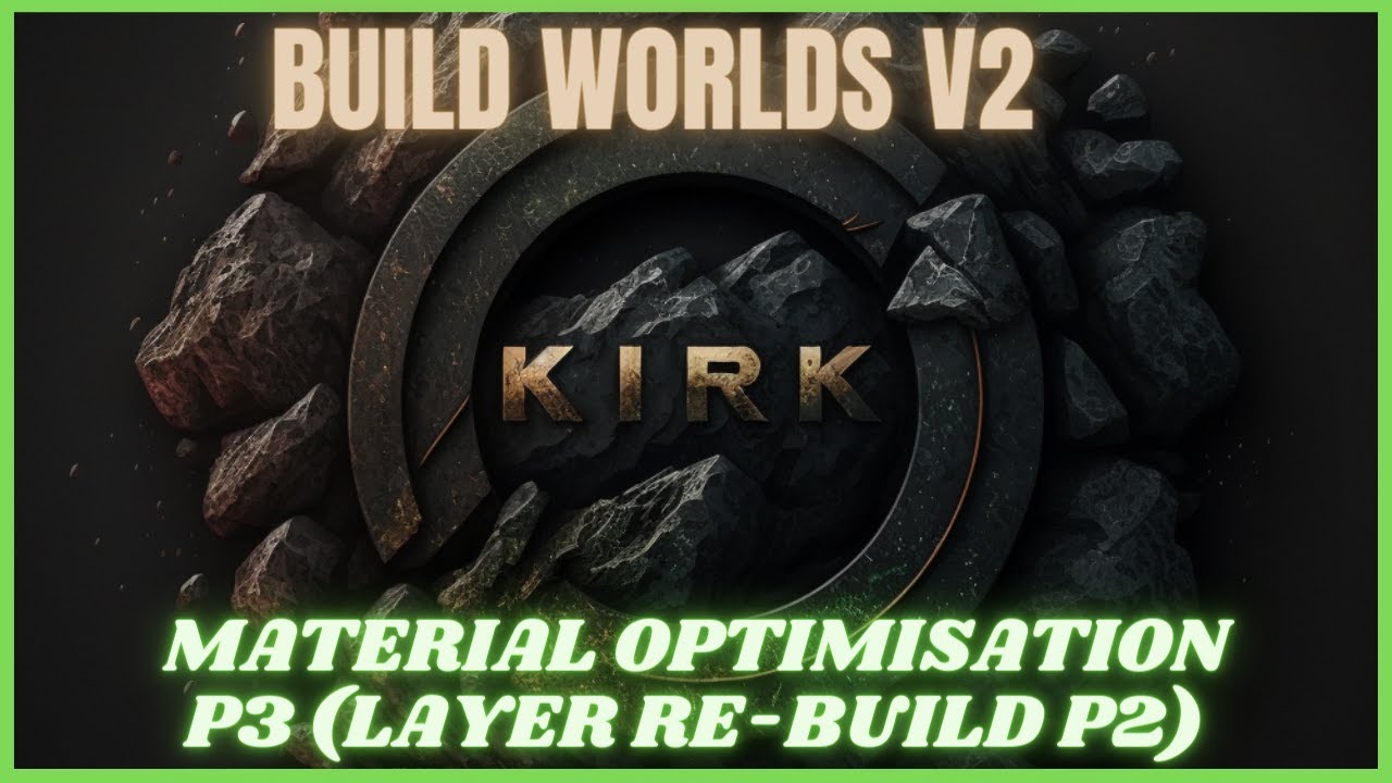 Landscape Shader Optimization P3 | Material Layer Re-Build P2 | BWV2