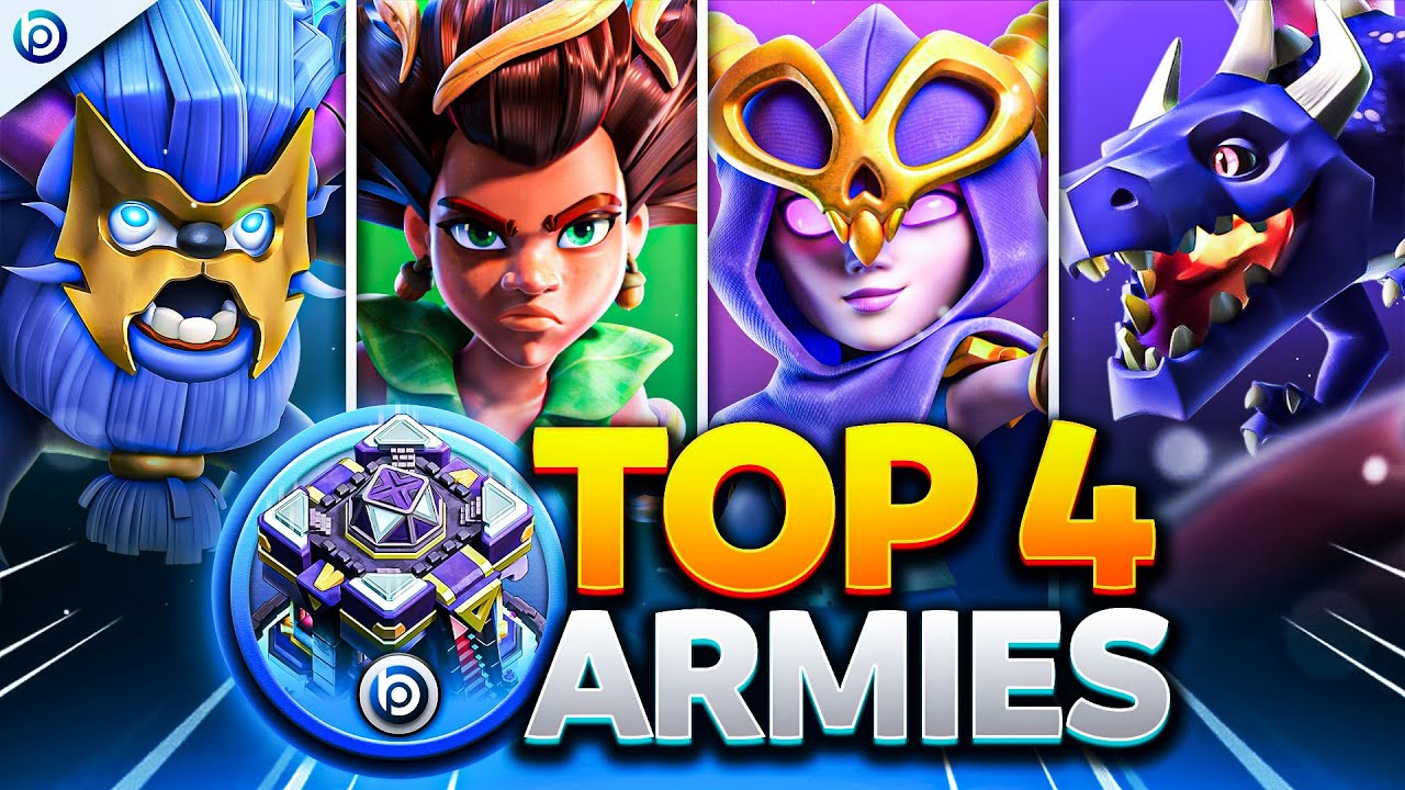 TOP 4 STRONGEST TH15 Attack Strategies | Best 3 Star Armies with Links