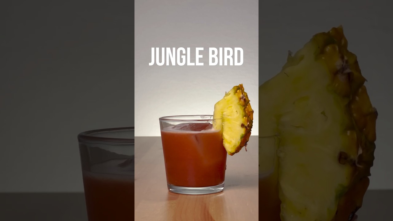 Jungle Bird #cocktail #shorts #rumdrinks #junglevibes #homebar