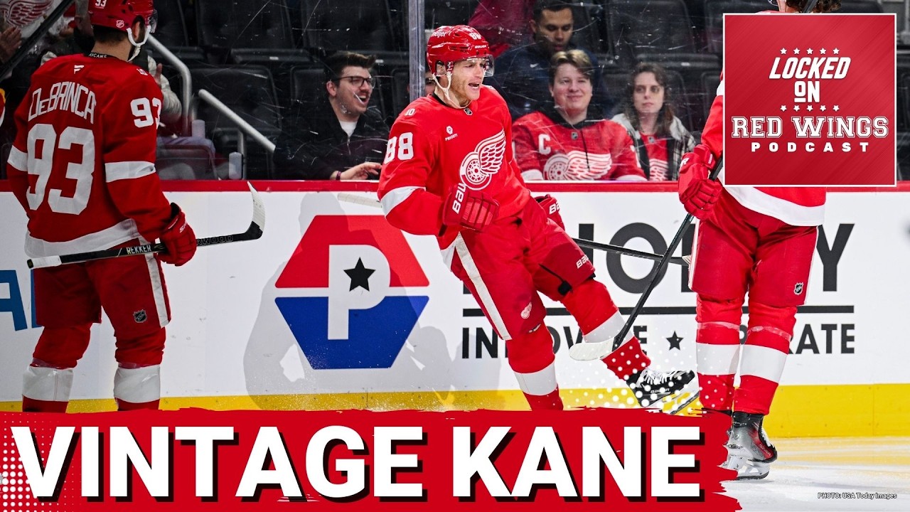 VINTAGE SHOWTIME! Patrick Kane & Alex DeBrincat combine for 5 points to snap Detroit's losing streak