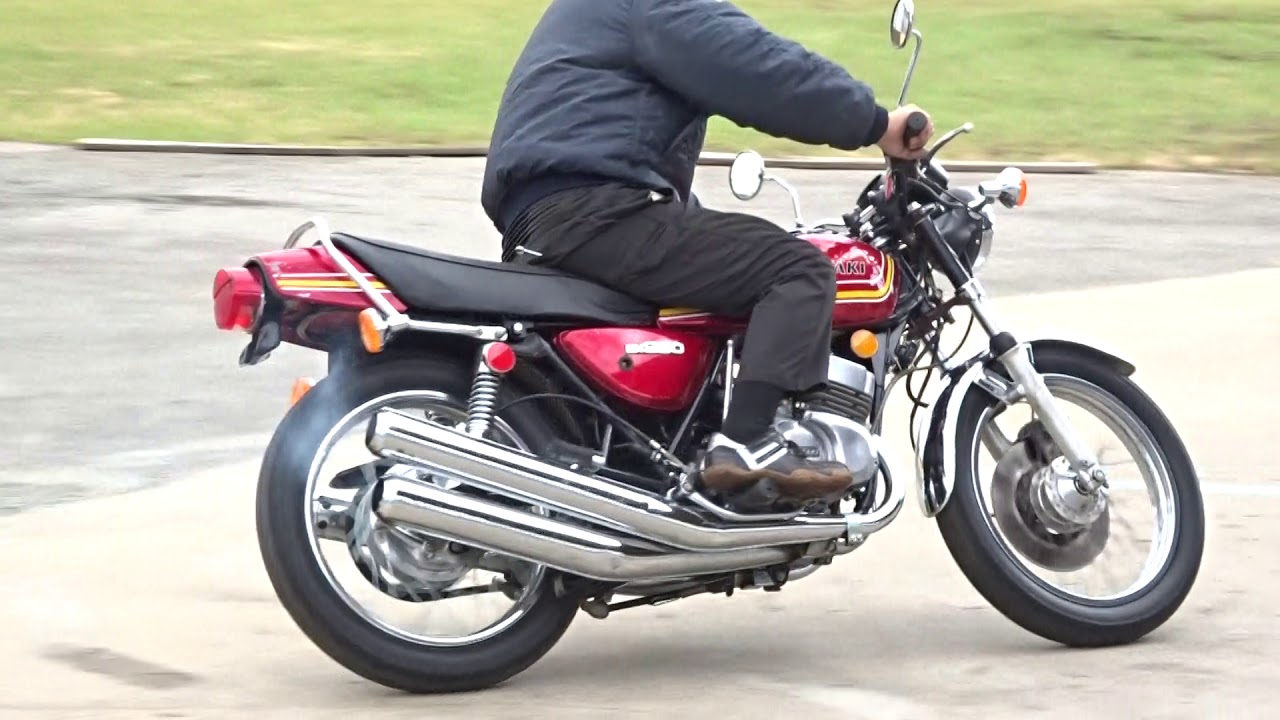 カワサキ S2 KH250 A5 エンジン始動 走行