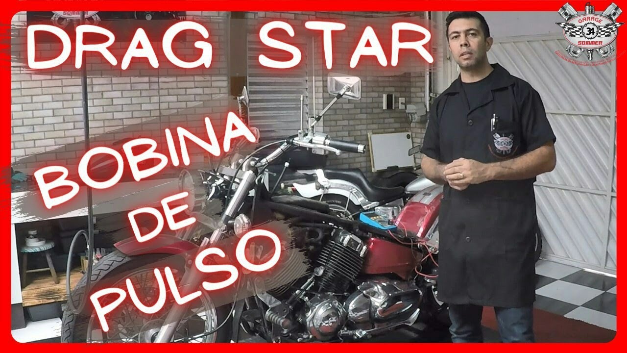 TROCA DA BOBINA DE PULSO - DRAG STAR