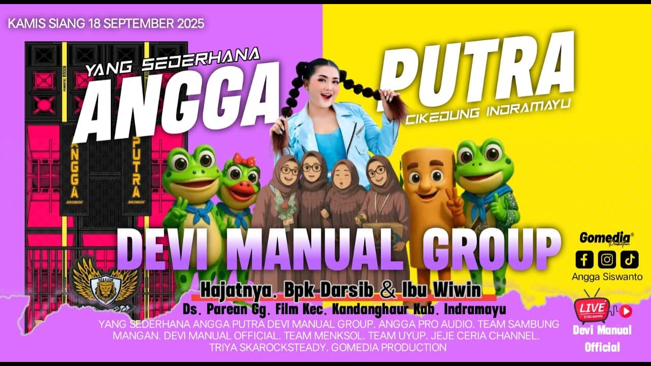 LIVE YANG SEDERHANA ANGGA PUTRA | SHOW PAREAN BLOK BLORAN GG. FILM 18 SEPTEMBER 2025
