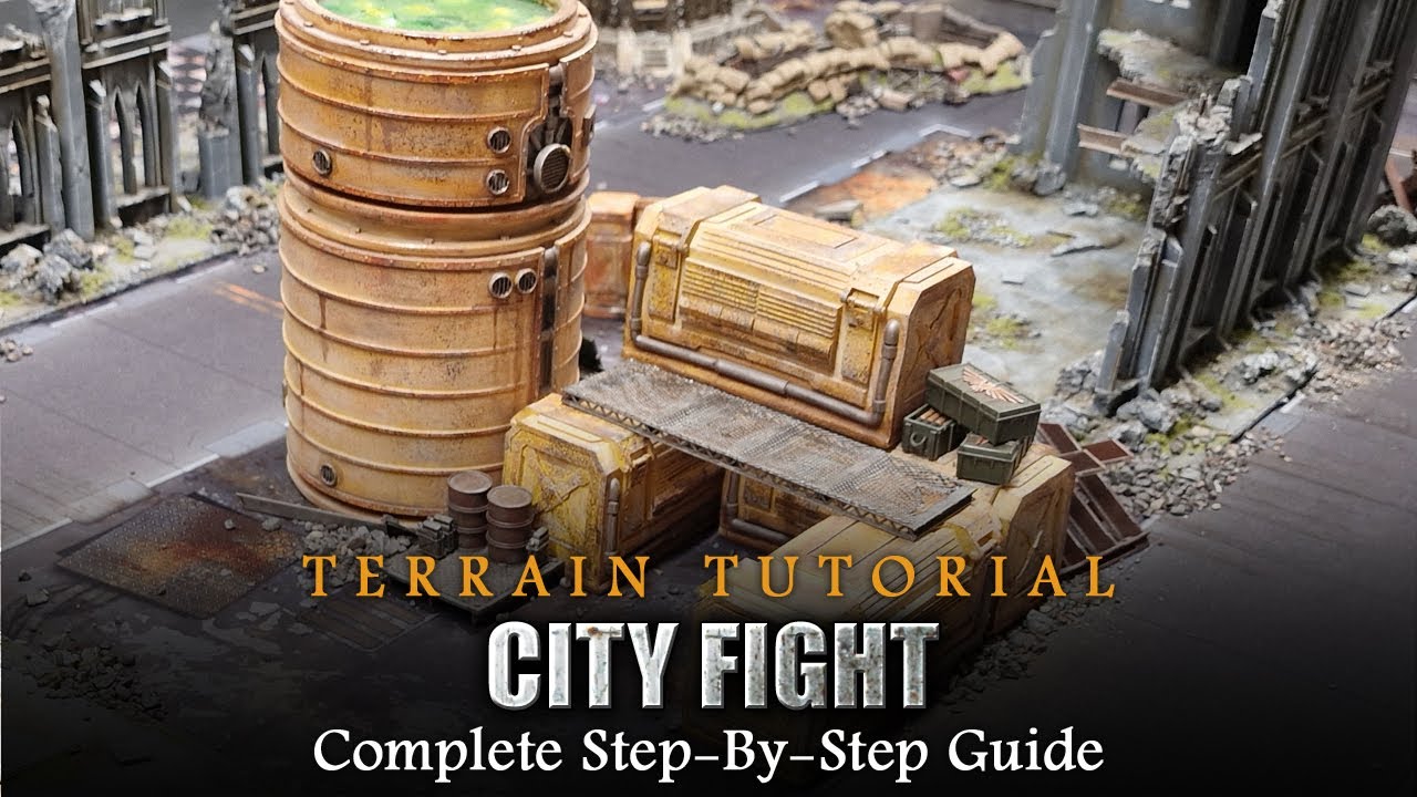 Warhammer Worlds 'CITY FIGHT' | 40K Battlefield Creation Warhammer 40K Terrain Tutorial