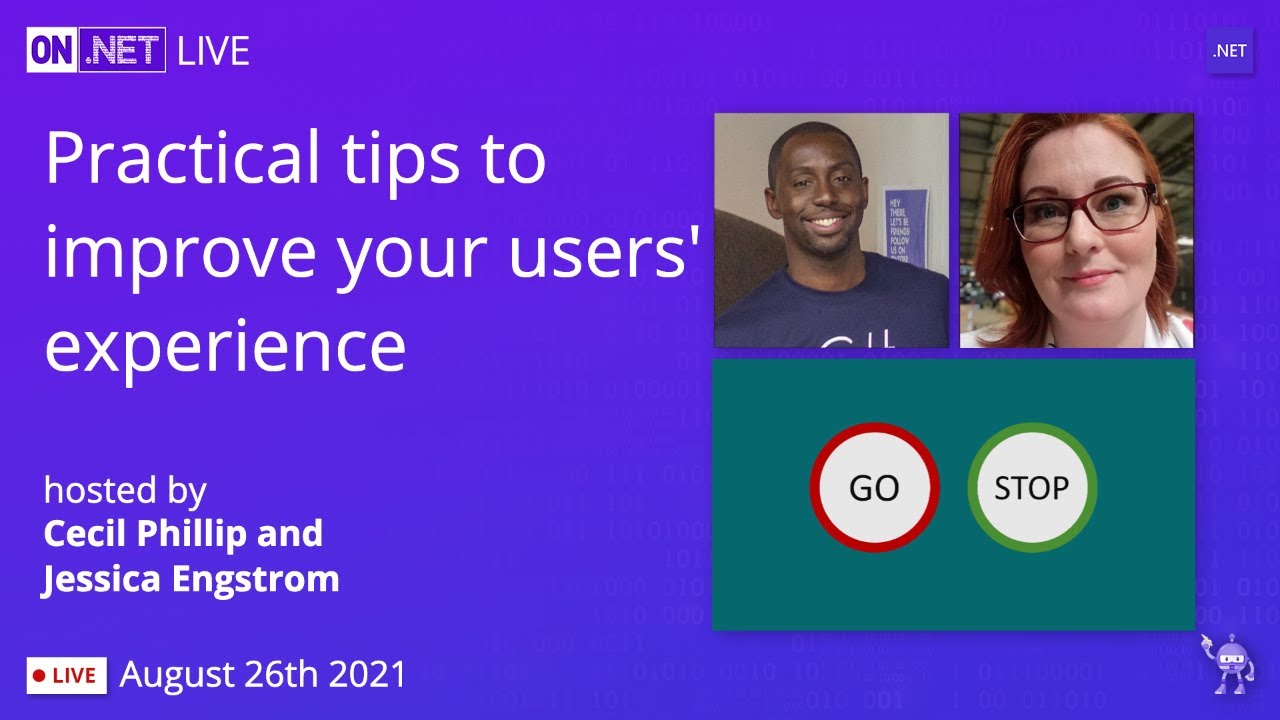 On .NET Live - Practical tips to improve your users' experience