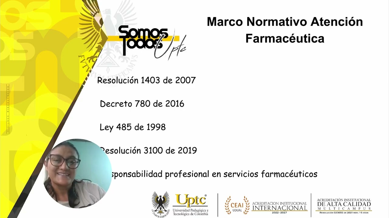 Normatividad Atención Farmacéutica Colombia