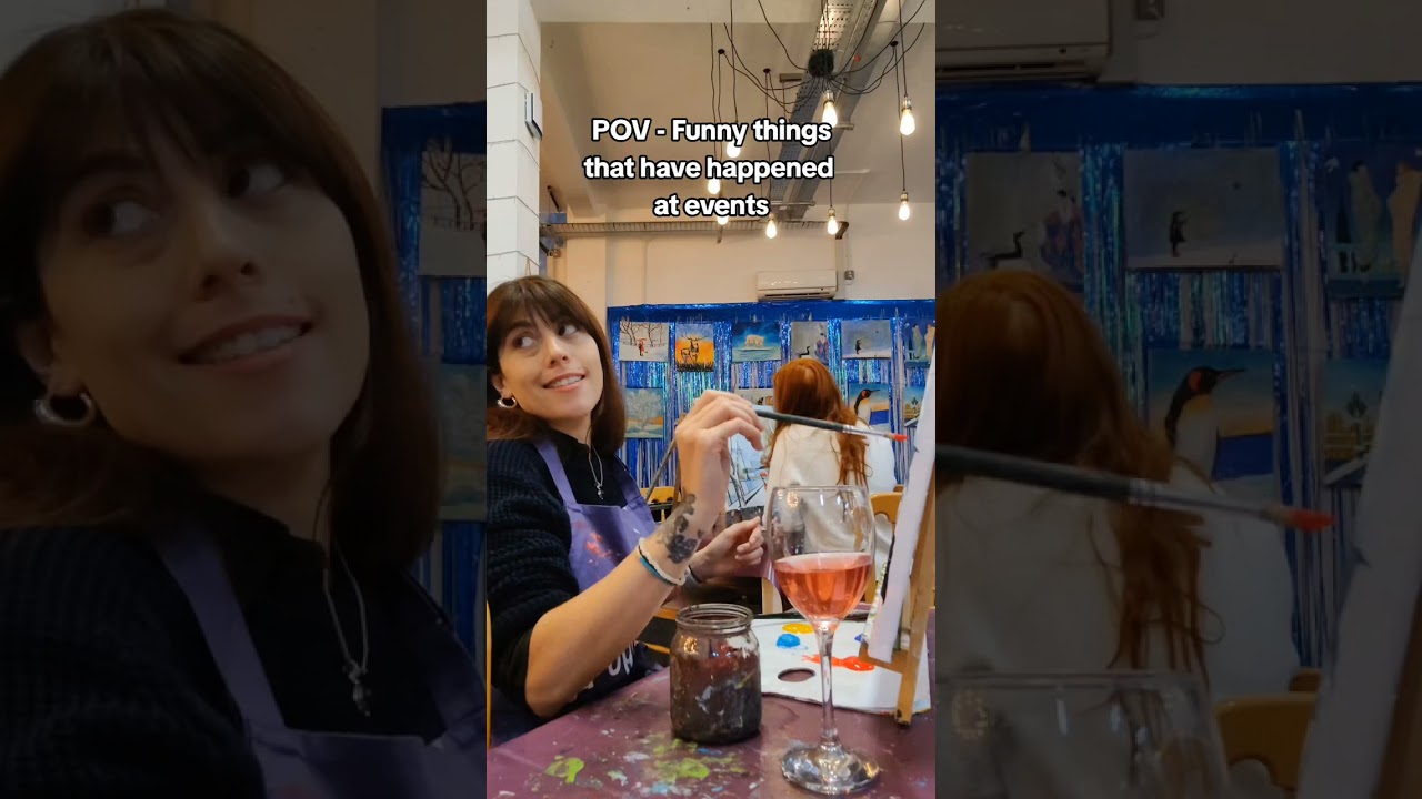 POV - Drink and Paint 😂#sipandpaint