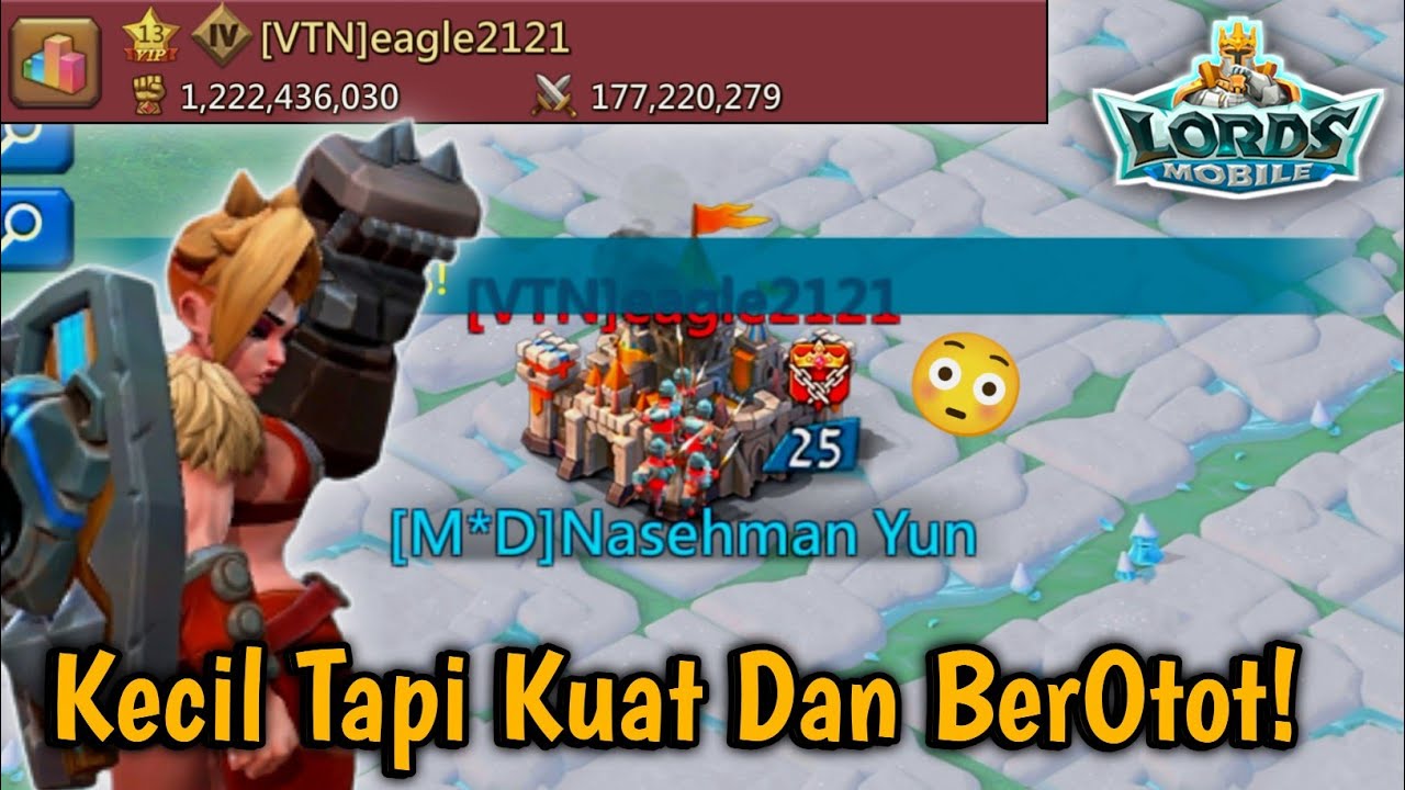 Mini Solo Trap 79M VS 1,2B Might❗Part 1 Sebelum Di Keroyok 1 Kingdom.. Brutal | Lords Mobile