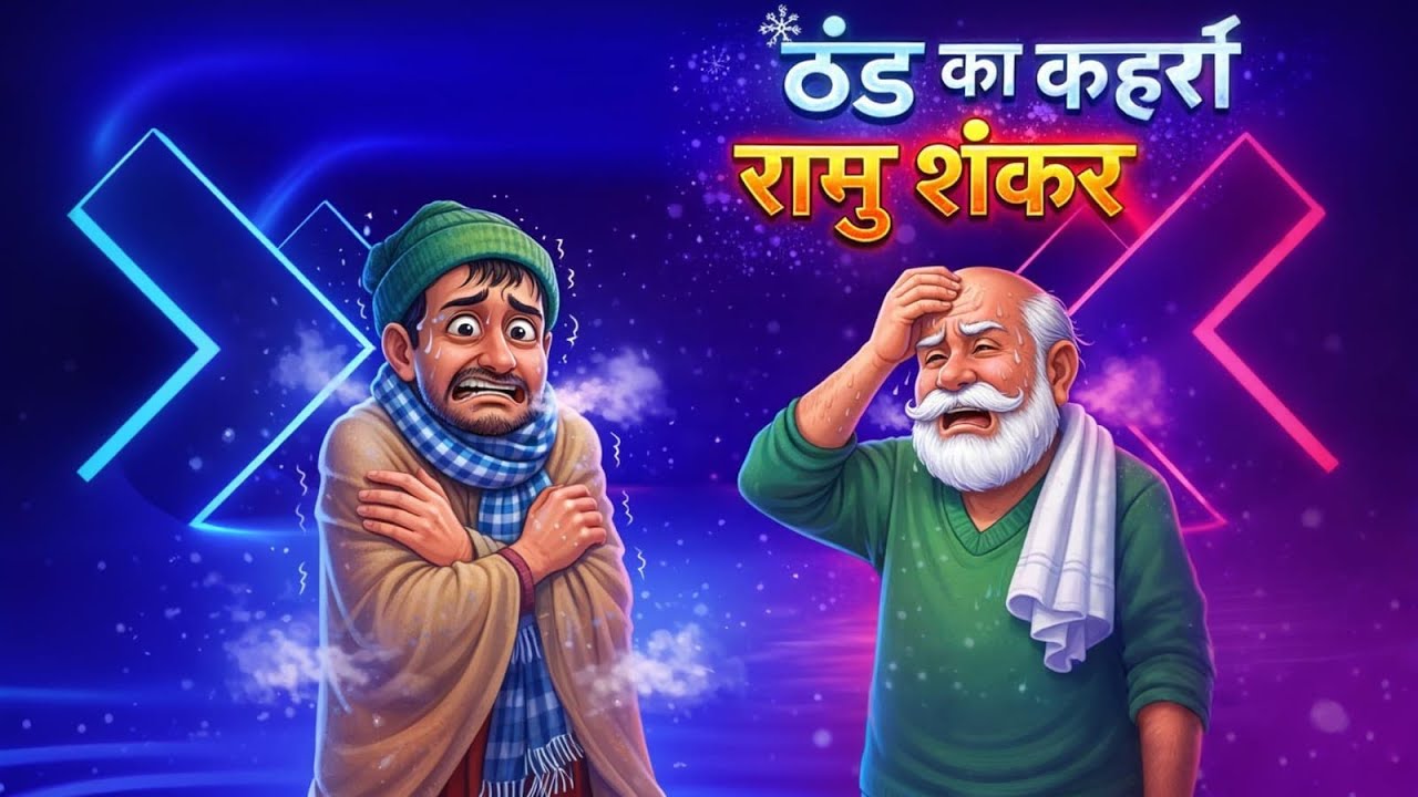 ठंड का कहर | रामु शंकर की सच्ची कहानी | Hindi Cartoon Story