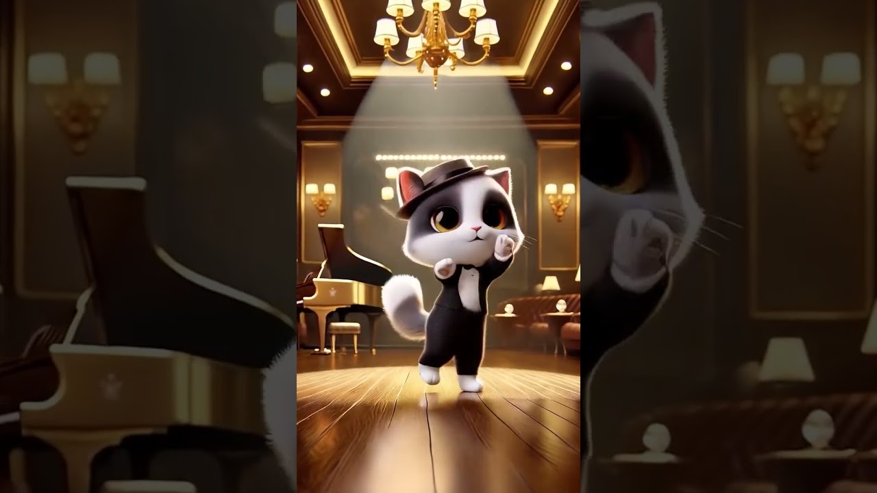 Jazz Cat&rsquo;s Smooth Moves! 🎷🐱 #jazzcat #SmoothDance #CoolVibes #3DAnimation #PixarStyle