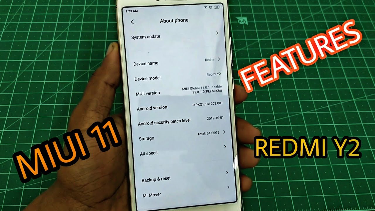 Redmi Y2/S2: MIUI 11.0.1.0 Global Update Features