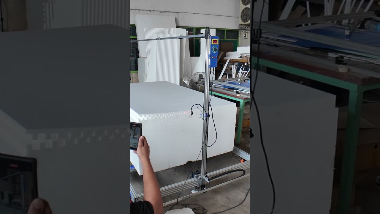 CNCตัดโฟมลวดร้อน Hot​ wire foam cutter panel big size