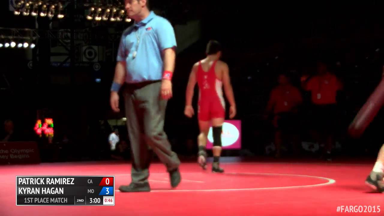 126 1st Place - Kyran Hagan (Missouri) vs. Patrick Ramirez (California)