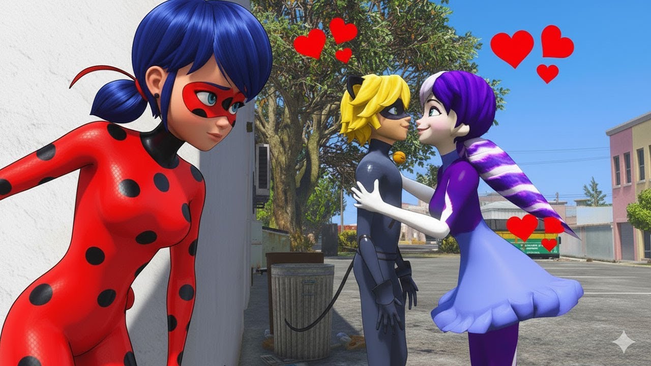 LADYBUG ESPIONOU CATNOIR COM A TEMPESTADE no GTA 5